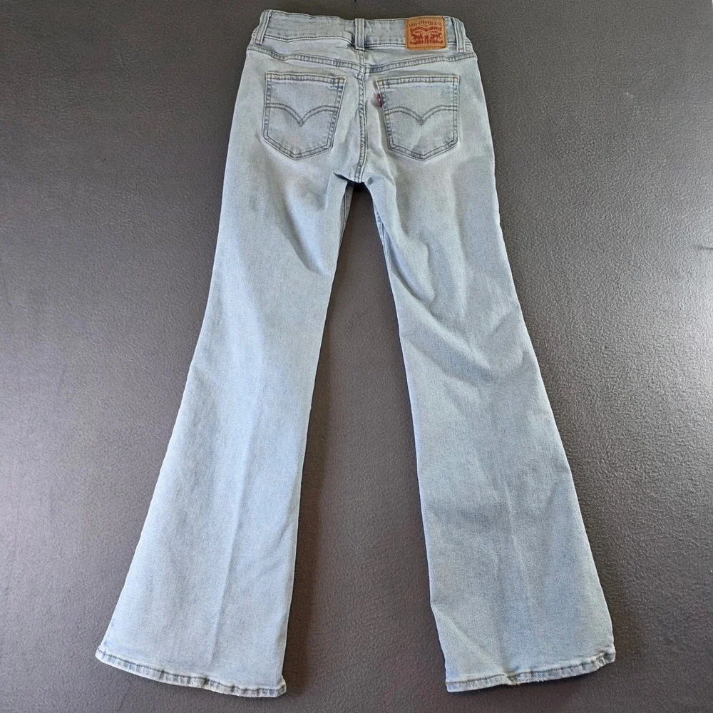 Levi's Superlow Flare Jeans Light Wash Denim W27 L32 A7454-0003